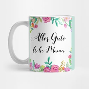 Liebe Mama Mutter Quote / German Family Love Gift idea Mug